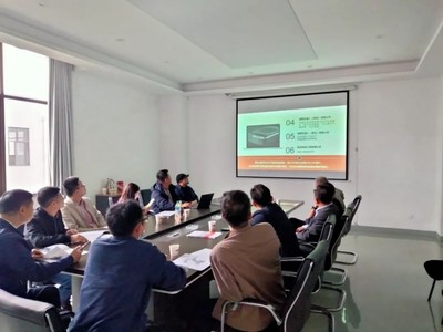 热烈欢迎黄石经济开发区领导与湖北工业大学专家莅临海默工厂参观指导